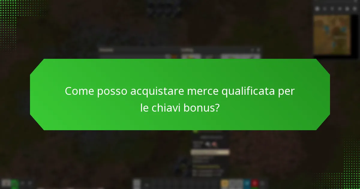 Quale merce è idonea per le chiavi bonus per sostenitori di Factorio?