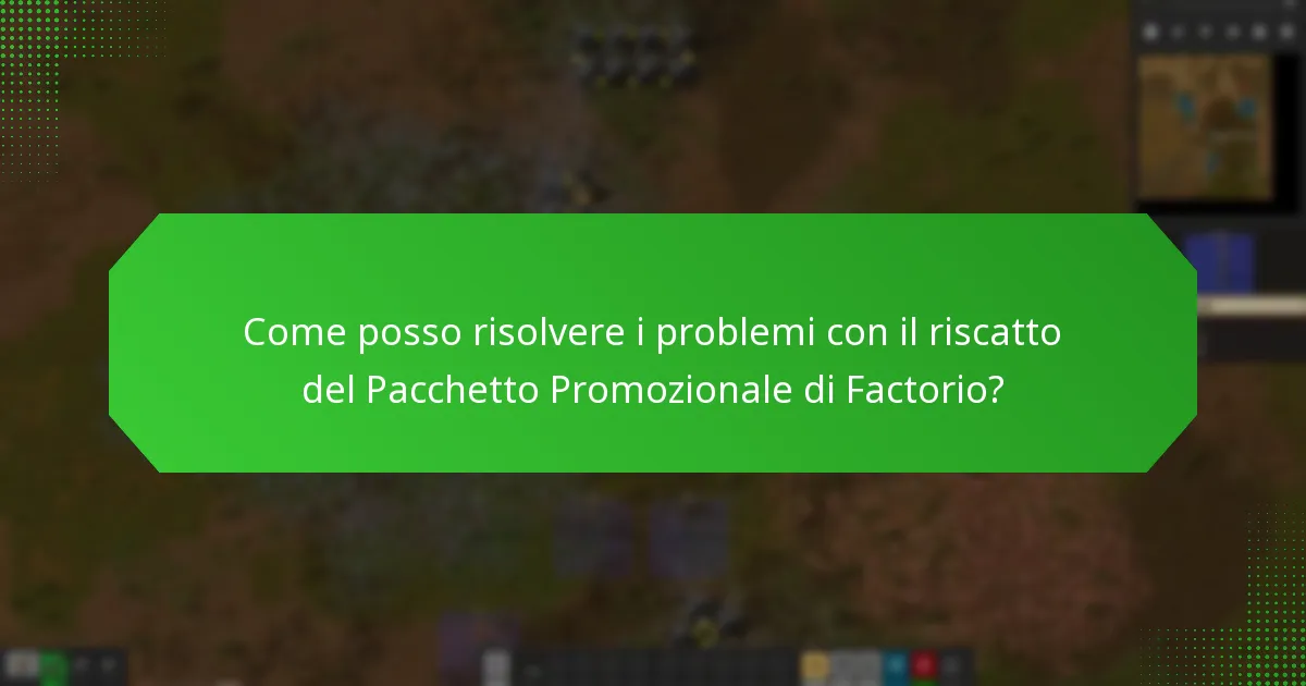 Quali contenuti aggiuntivi sono inclusi nel Pacchetto Promozionale di Factorio?