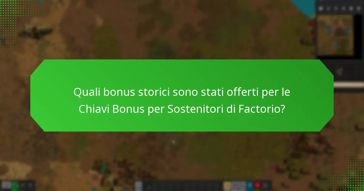 Come possono gli utenti partecipare a future offerte per le Chiavi Bonus per Sostenitori di Factorio?